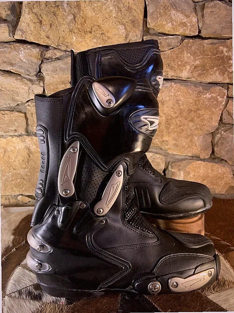TEKNIC Men’s 7 N Motorcycle Long Boots Motocross Off Road Racing Narrow 3.5 wide