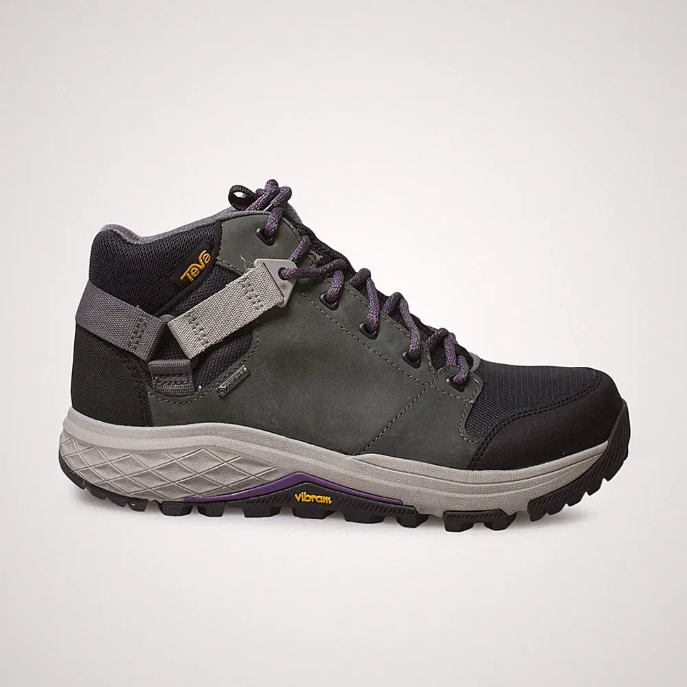 TEVA GRANDVIEW GTX DARK SHADOW LEATHER HIKING TRAIL WOMEN'S BOOTS SIZE US 8 NEW