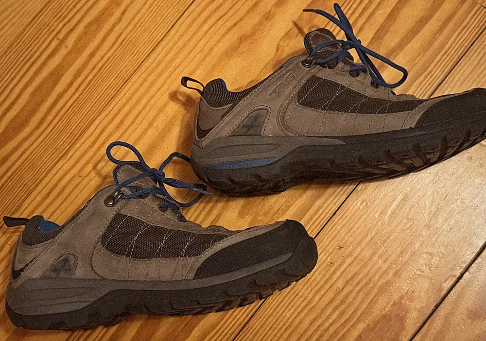 Teva Kimtah Waterproof Tideseal Hiking Shoes Brown Leather Low Top Women's 10.5