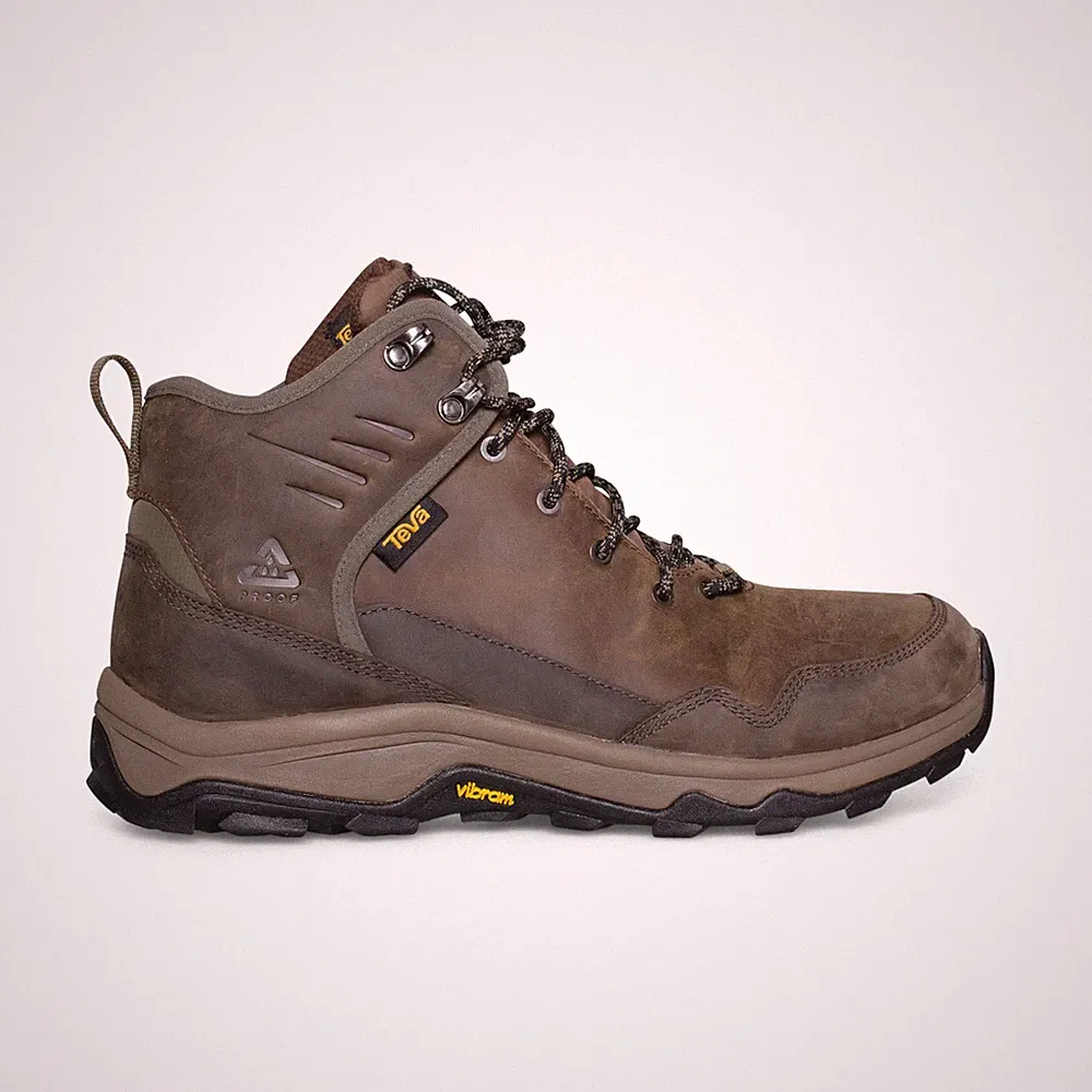TEVA RIVA MID RP BROWN LEATHER WATERPROOF TRAIL MEN'S BOOTS SIZE US 10.5 NEW
