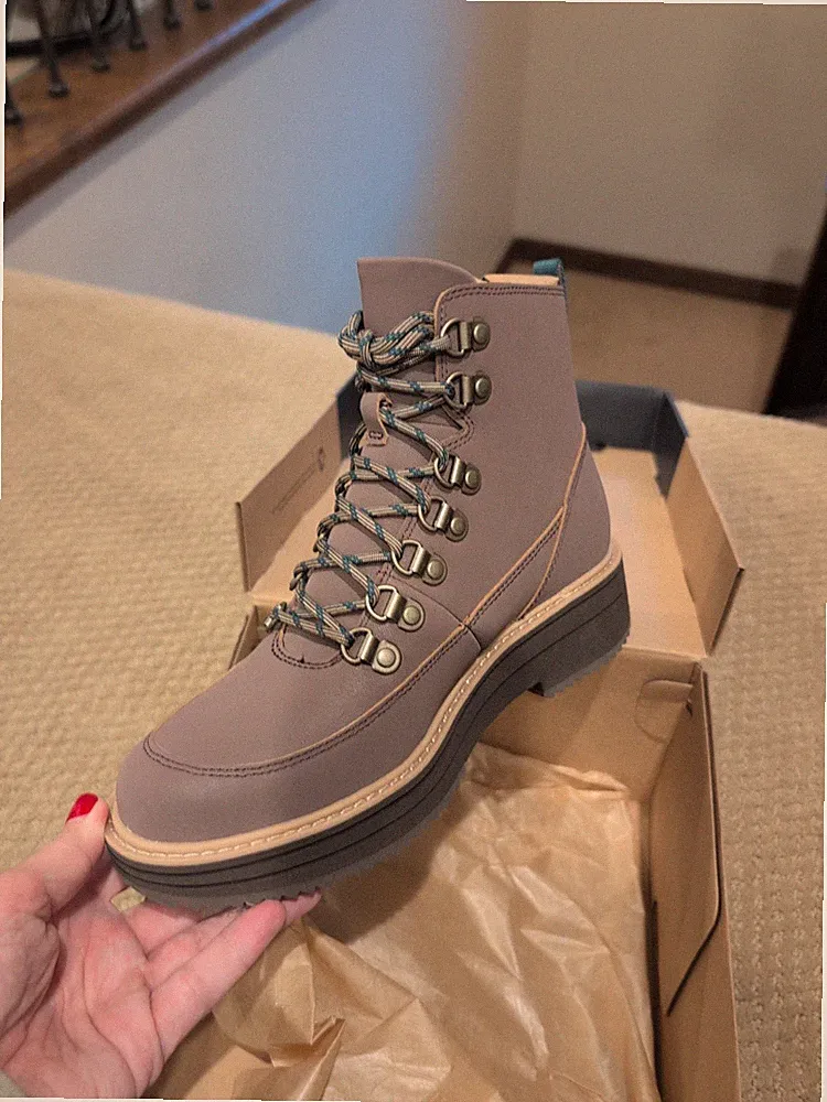 TEVA Women's Midform Peppercorn Casual Hiking Boots Waterproof Purple USA 7 EU38