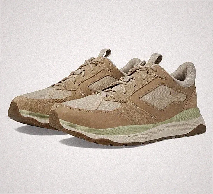 Teva Womens Terrawave Sneaker Shoes Light Brown with Mint Green Size W 13.5 M 12