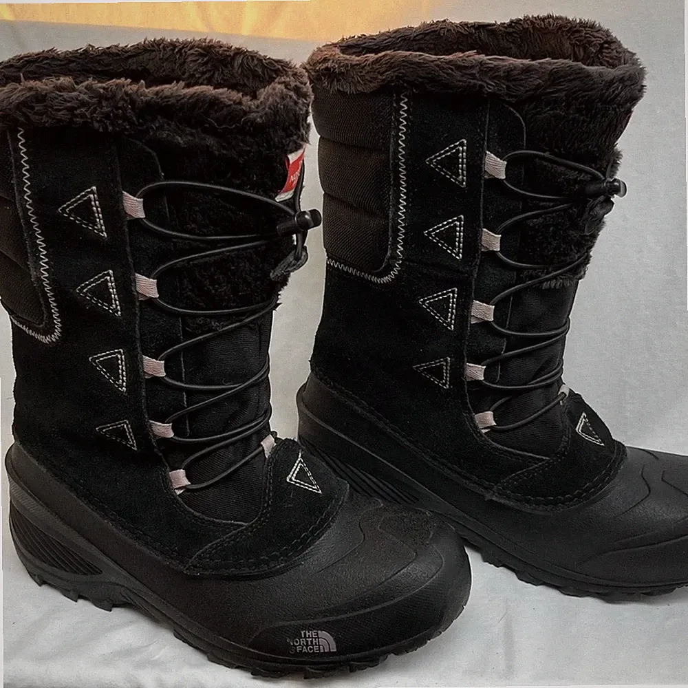 The North Face ‘Heat Seeker’ Black Suede/Leather Waterproof Boots