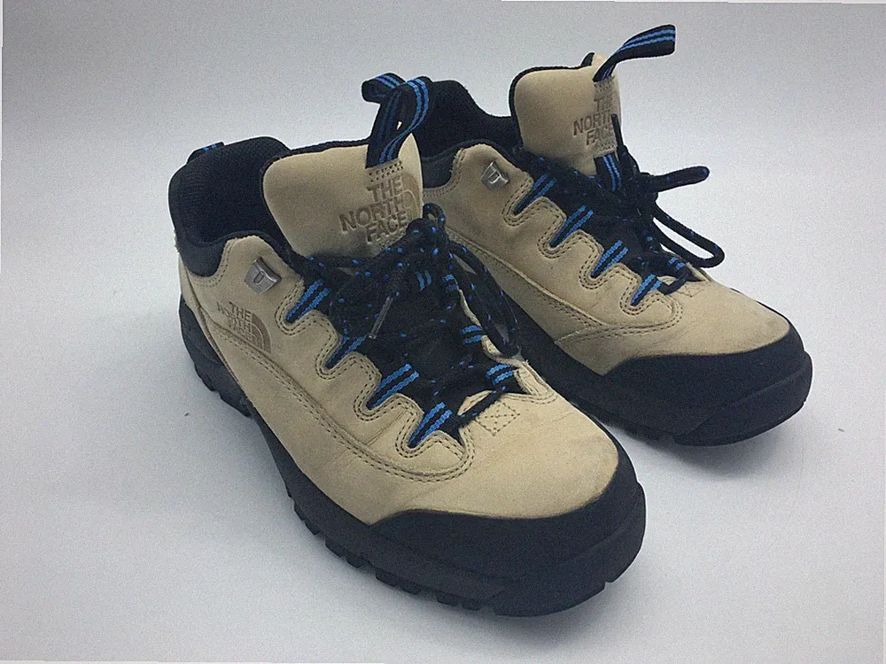 The North Face Hiking Boots Women's Size 8 Low Top Taupe Nubuck Suede (39260)