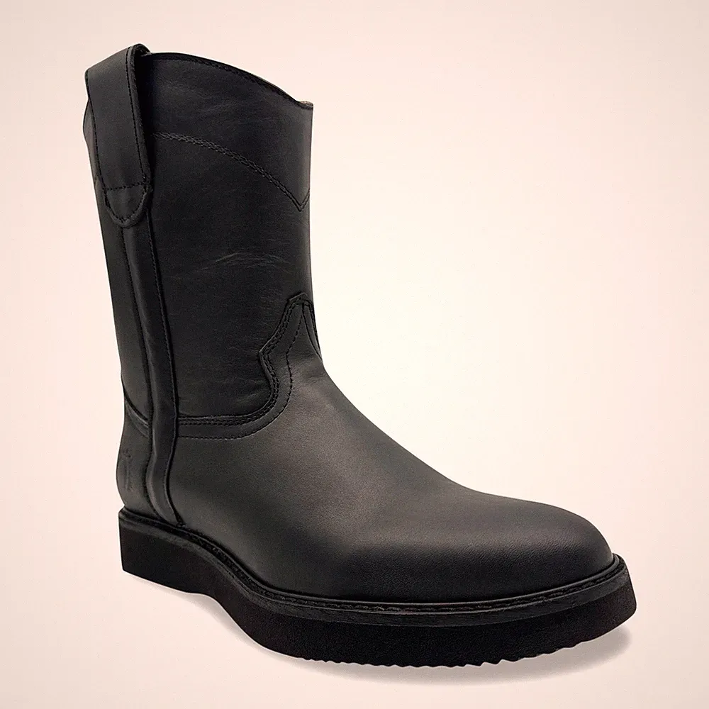 The Western Shops Men's Leather Lightweight Soft Toe Western Work Boot