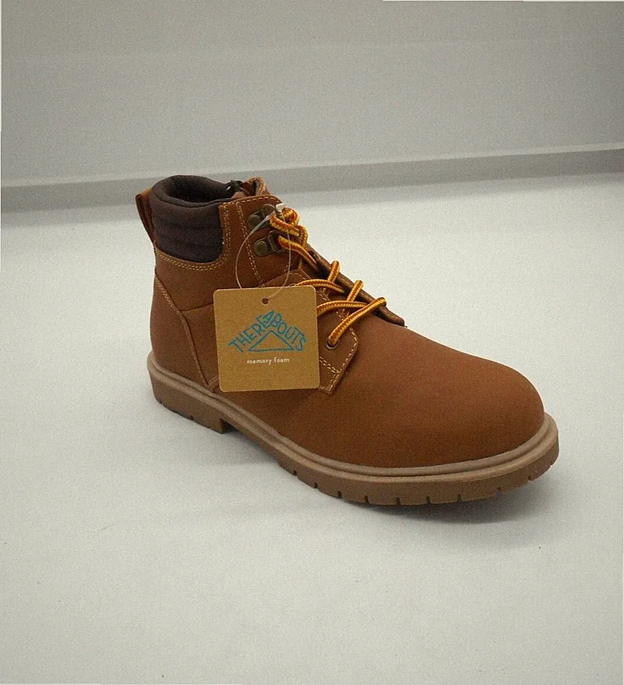 Thereabouts Duke Brown Synthetic Hiking Boots Big Boys Size 3 M