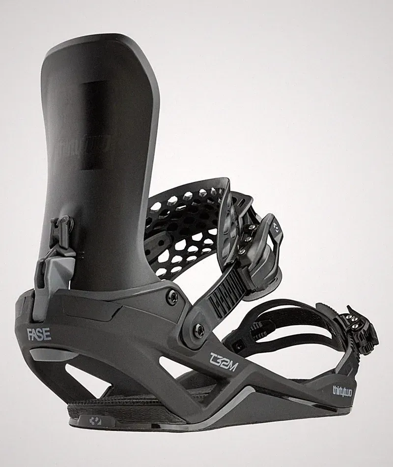 ThirtyTwo T32M Fase Step-In Snowboard Bindings, Black, Medium MY27
