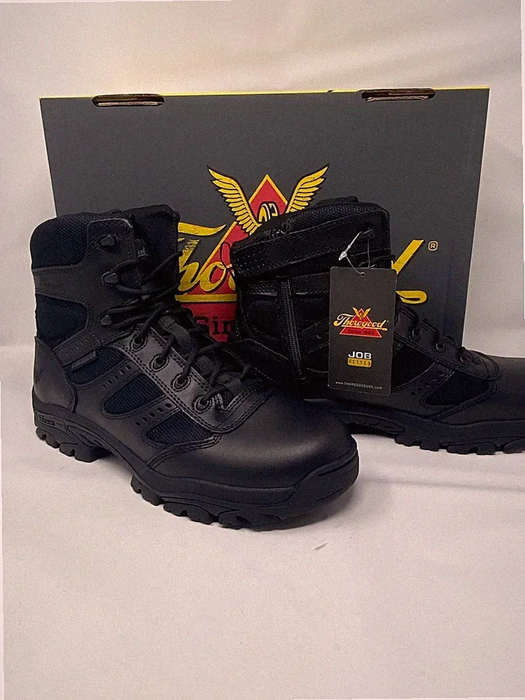 Thorogood 834-6218 Deuce Waterproof 6” Soft Toe, Full Grain Leather, Black