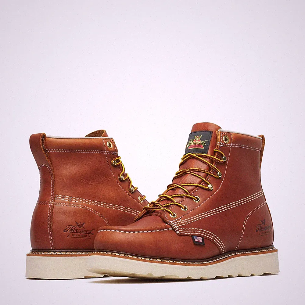 Thorogood American Heritage 6 oc Toe Work Boots for Men - Soft Toe, P Size 11