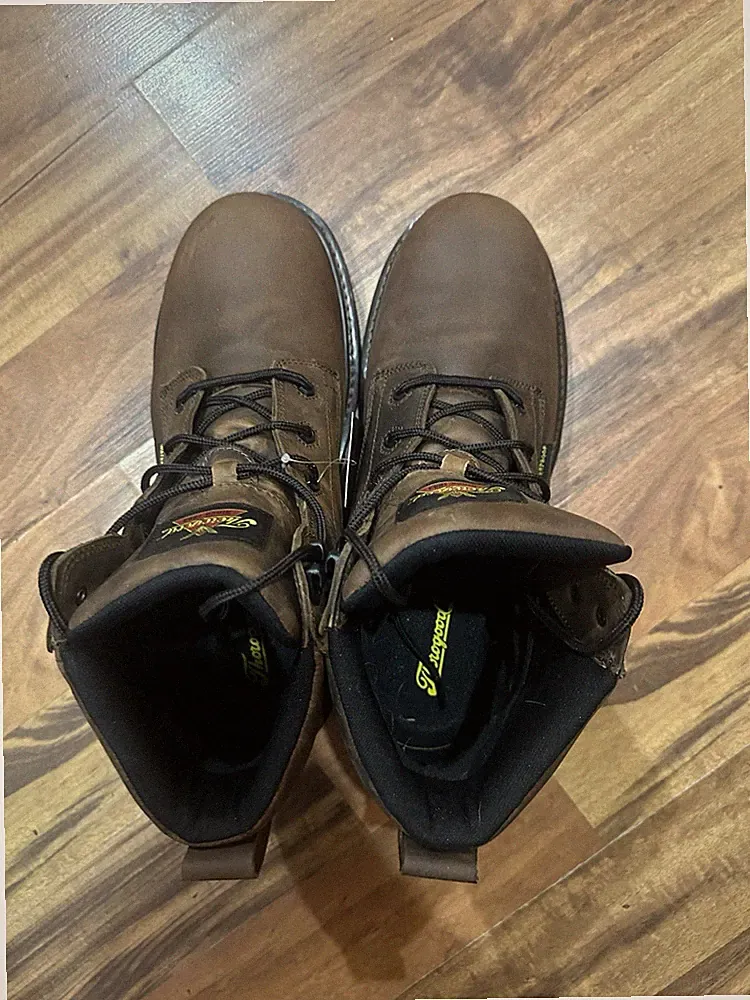 Thorogood Jobsite Series WP 6" Crazy Horse Comp Toe Work Boots 15 Wide