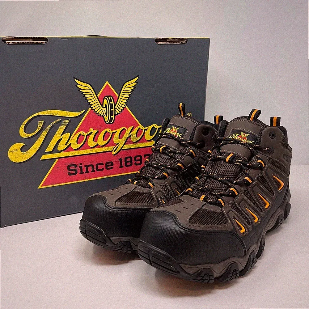Thorogood Men's Crosstrex Hiking Boots Size 11.5W Composite Safety Toe Outdoors