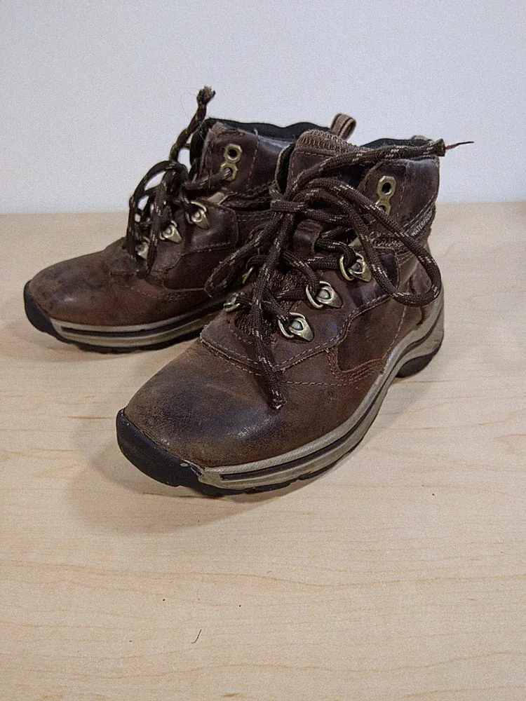 Timberland Kids Hiking Boots Boots Brown Waterproof SZ 1 0.5 Toddler Unisex