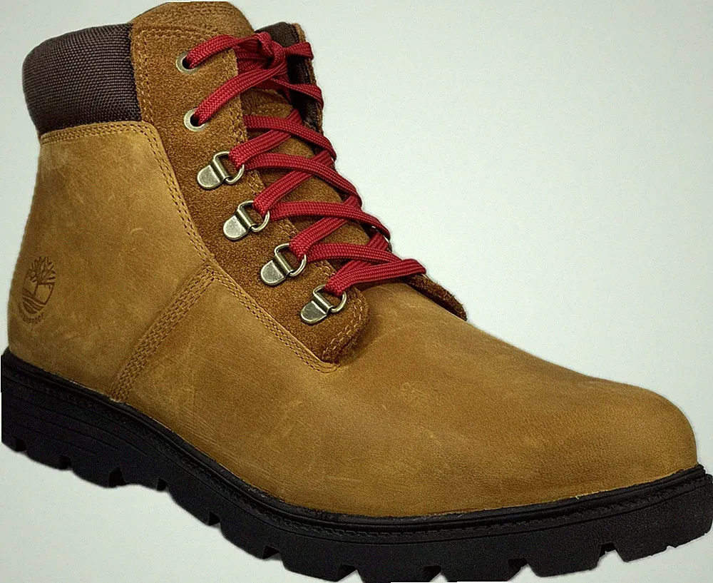 Timberland Men's Walden Park Brown Waterproof Flat Heel Mid Boots SZ 12, A1QQF
