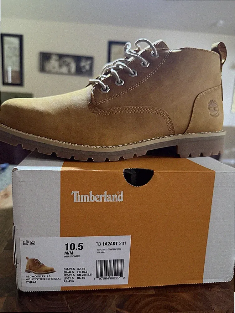 🔥🔥Timberland Men's Waterproof Chukka Boots (butters) Wheat US 10.5🔥🔥🔥🔥
