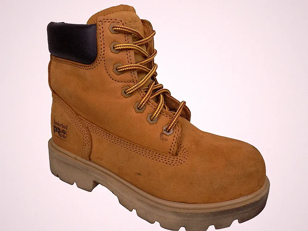 Timberland PRO Men's Composite Safety Toe Work Wheat Nubuck Boots Size 4.5 WIDE
