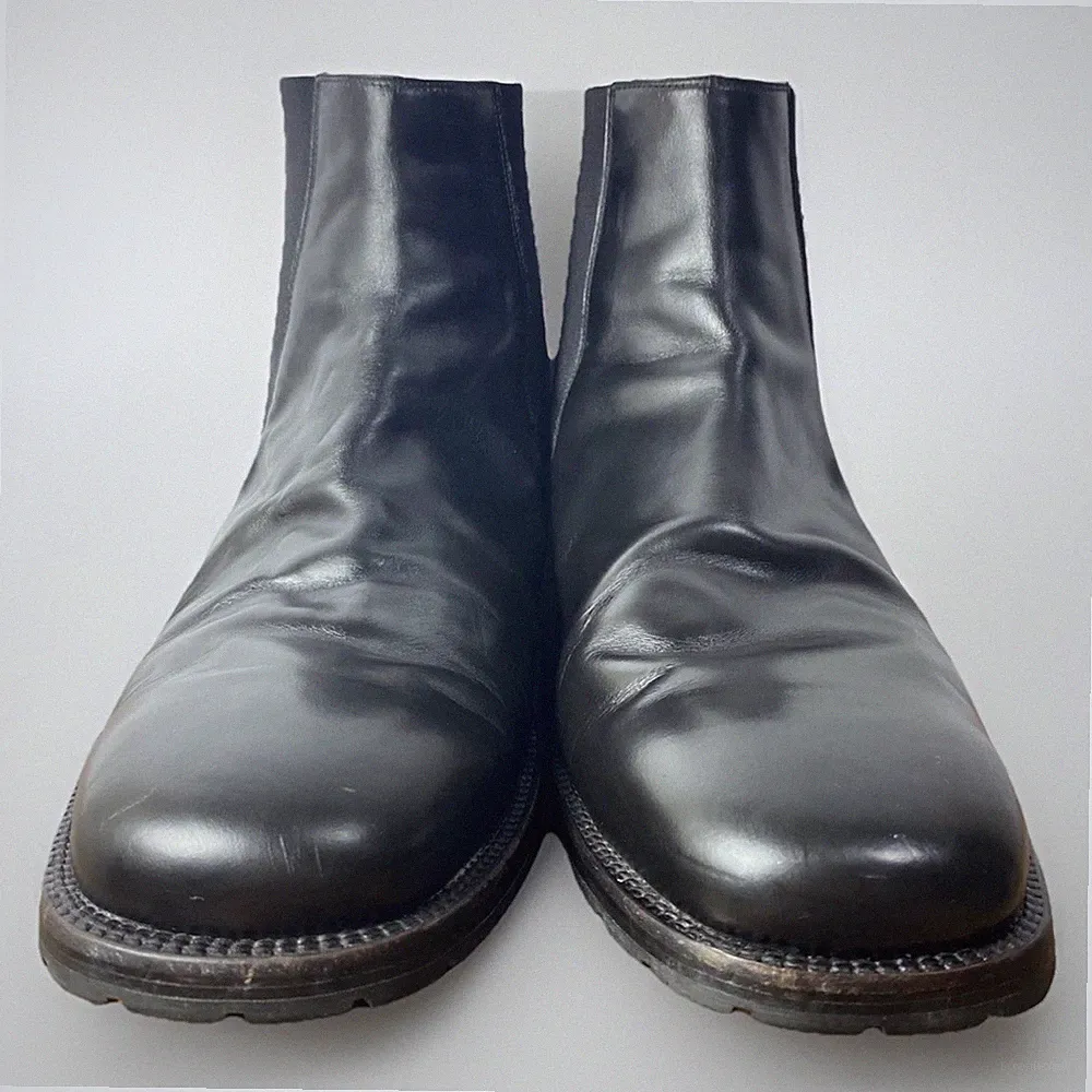 To Boot New York Adam Derrick Chelsea Boots Black Leather Italy Vibram 16