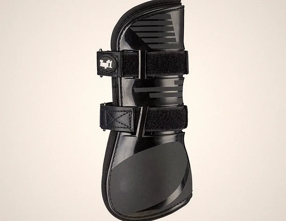 Tough-1 Pair Open Front Tendon Boots-HORSE SIZE Medium 64-9260