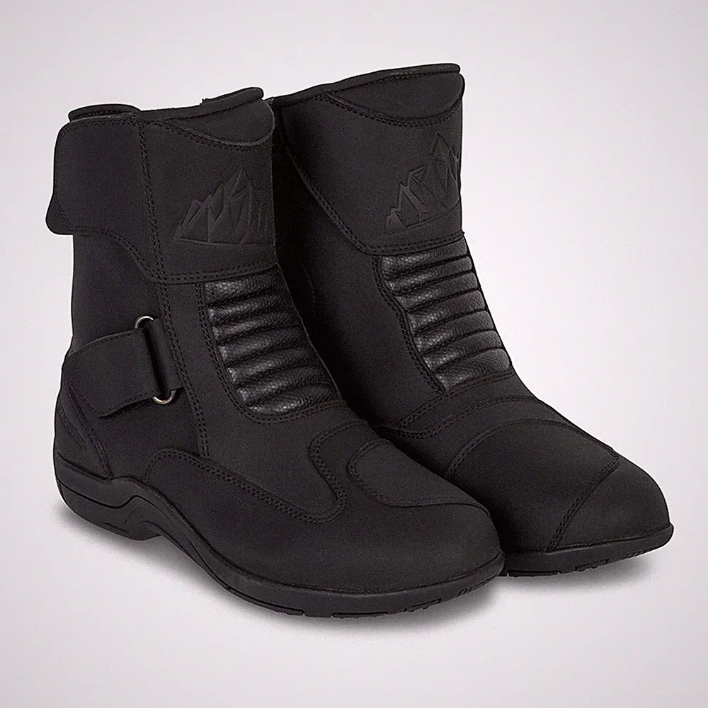 Tourmaster Echo Black Waterproof Motorcycle Riding Boots Men's Sizes 9 - 11