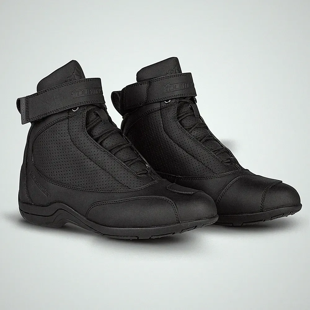 Tourmaster Response Black Waterproof Motorcycle Boots Men's Sizes 8 - 12