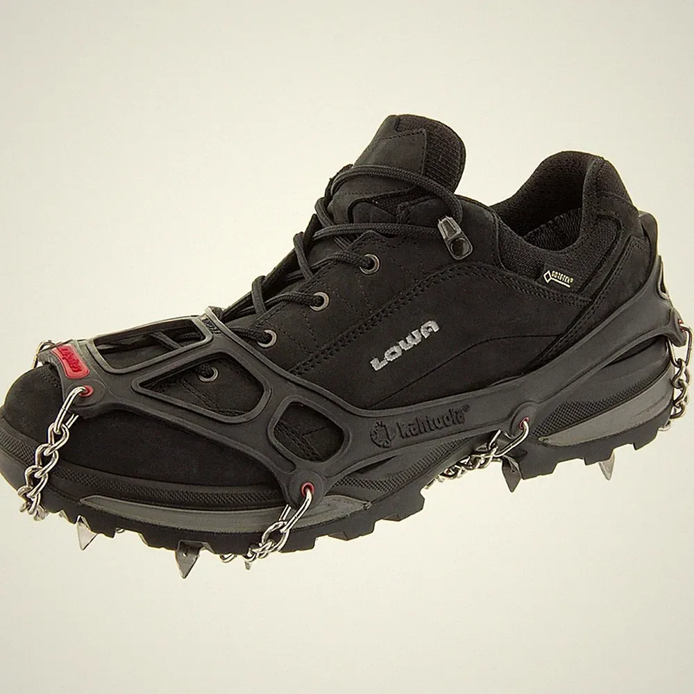 Traction Spikes for Winter Hiking - MICROspikes in Black for Icy Terrain