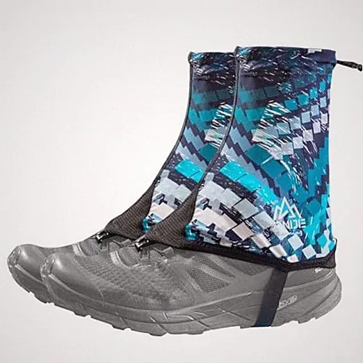 Trail Gaiters Low Shoes Gators for Hiking Boots Breathable Boots Medium Blue