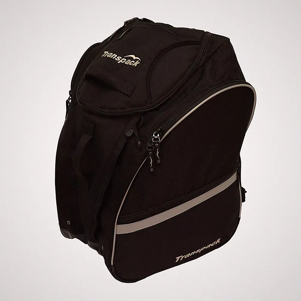 Transpack Competition Pro Ski / Snowboard Boot Bag Backpack 80L Black w/ Silver
