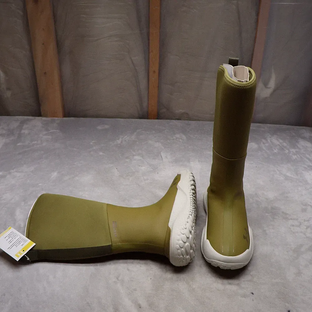 Under Armour Men 9 Deck Boots Green Mud Freak Waterproof Pull On Neoprene Tall