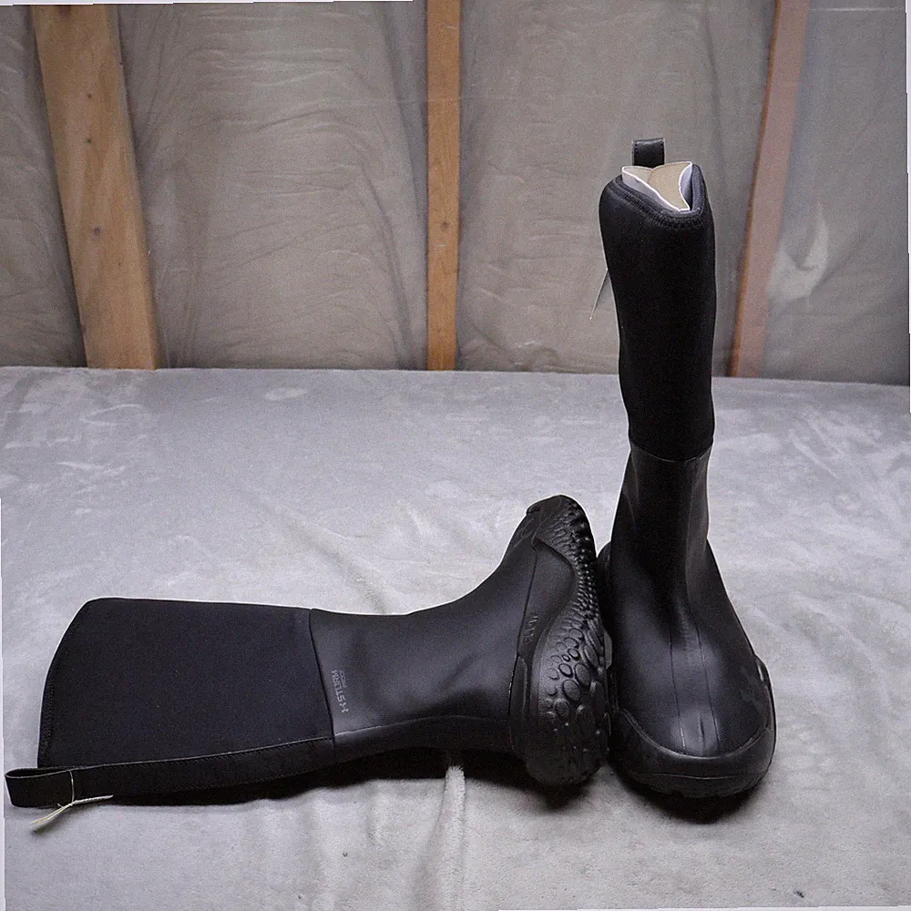 Under Armour Men 9 Rain Boots Black Mud Freak Waterproof Pull On Outdoor NWD