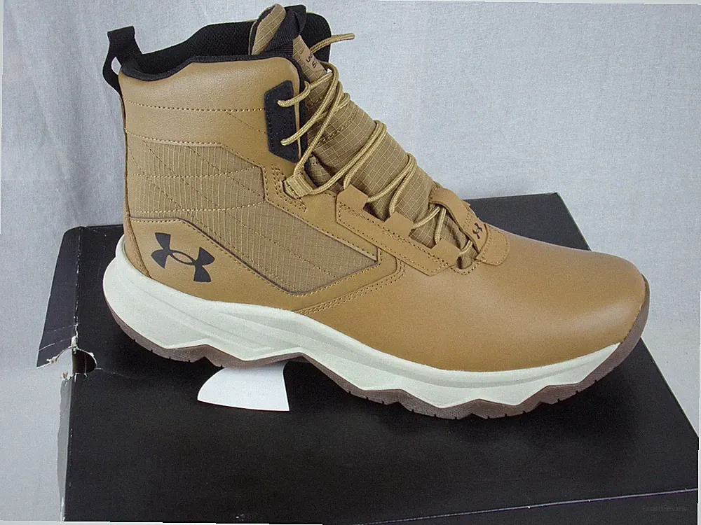 Under Armour Stellar G2 6" Tactical Boots Size 11.5 Brown Hiking Slip Resistant
