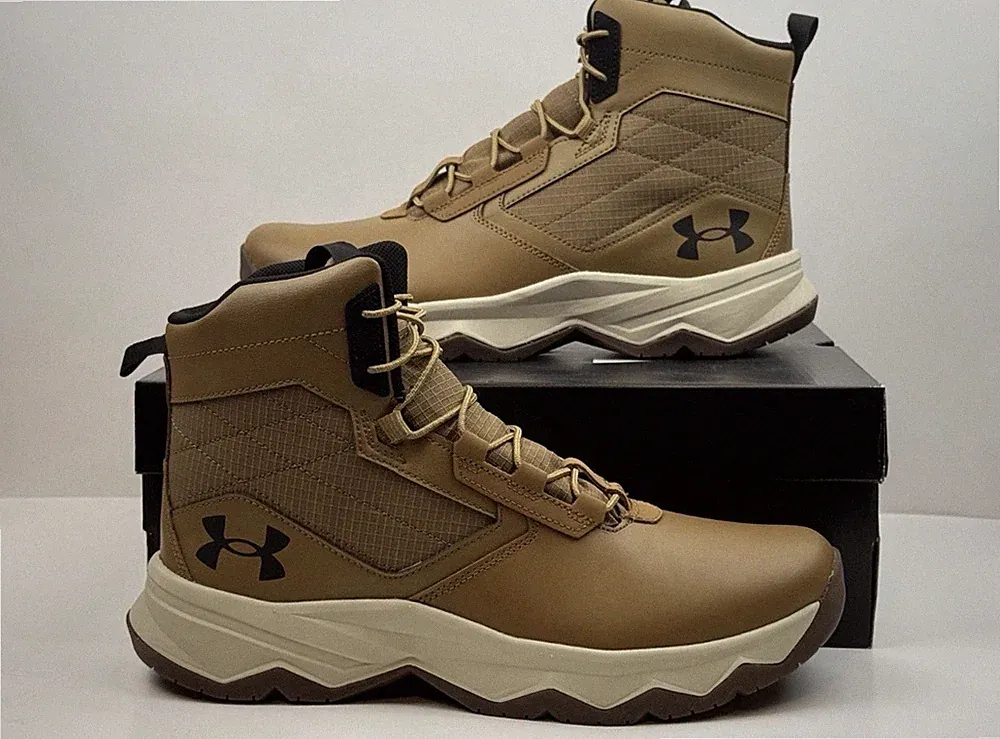 Under Armour UA Stellar G2 6" Tactical Boots 3025578-200 Hiking Mens Sz 11.5