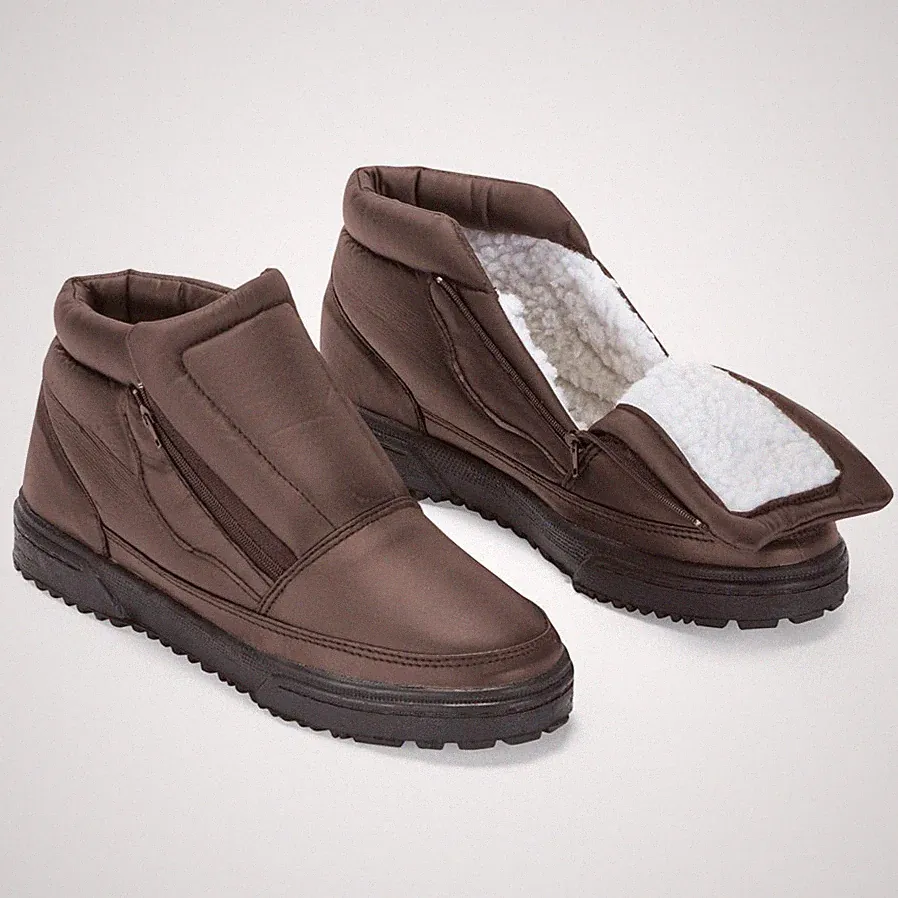 UNISEX SNOW BOOTS WITH ICE GRIPPERS BOX 107G