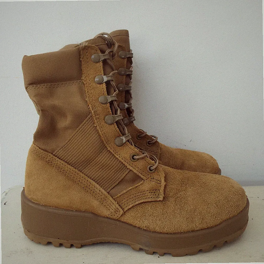 US Army Hot Weather Combat Boots Coyote 798 SPE1C1-17-D-1004 Mens Sz 6.5R/EU39