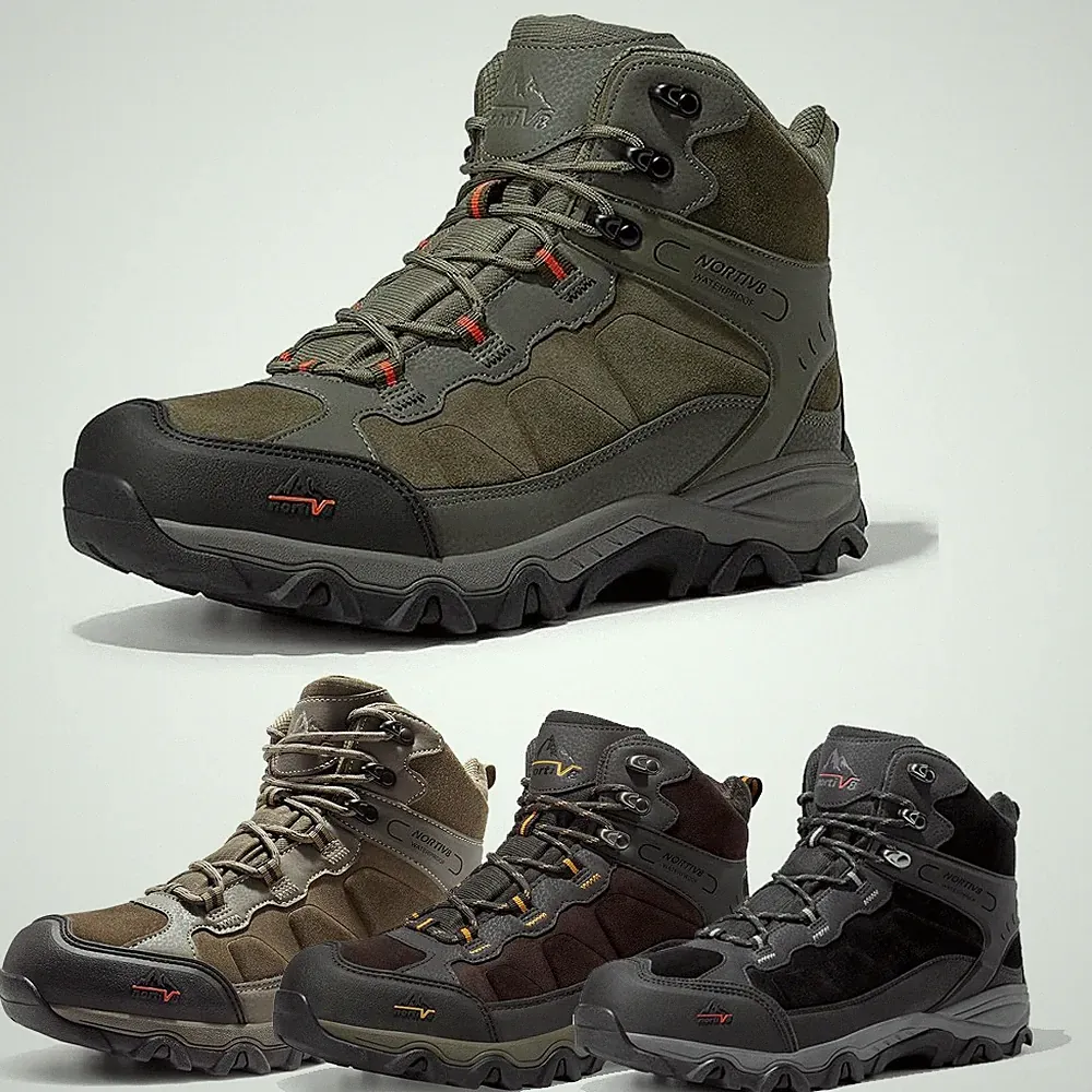 US Men's Waterproof Hiking Boots Non-slip Trekking Climbing Boots WIDE SIZE
