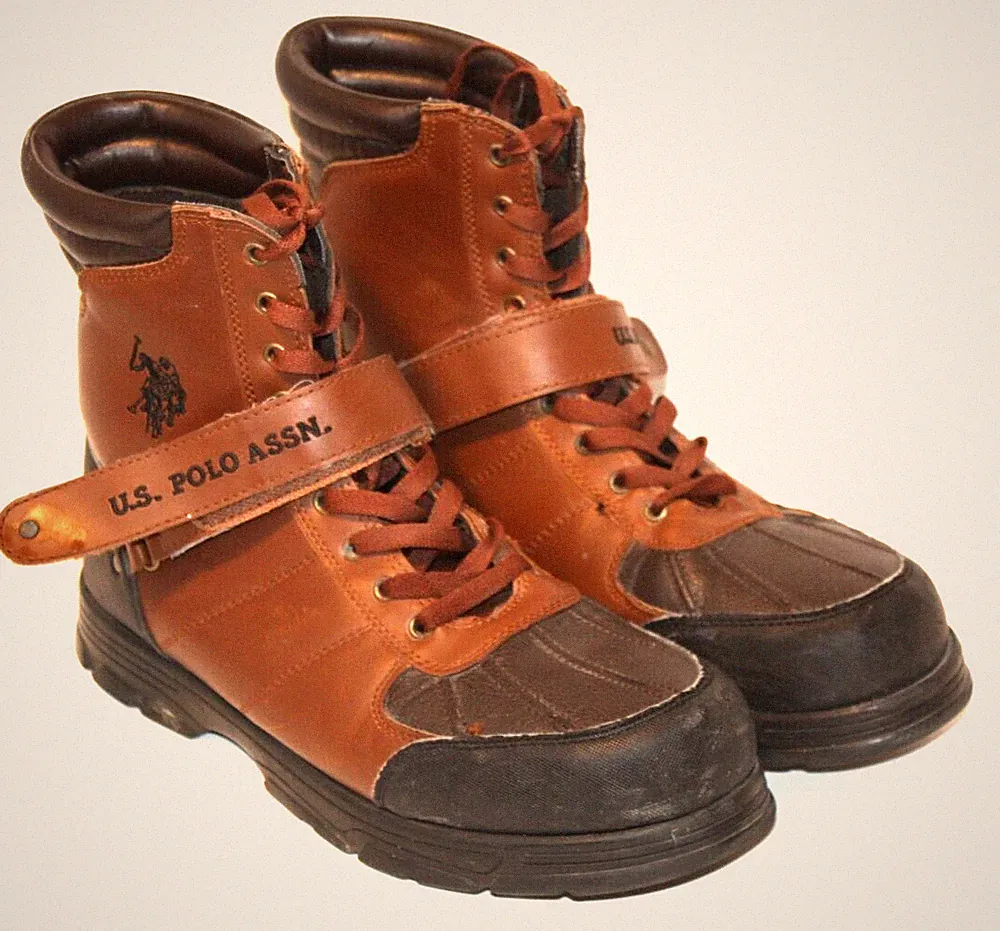 US POLO Assn. Duck Toe Winter Snow Hiking Boots Buckle Strap Men's sz 11