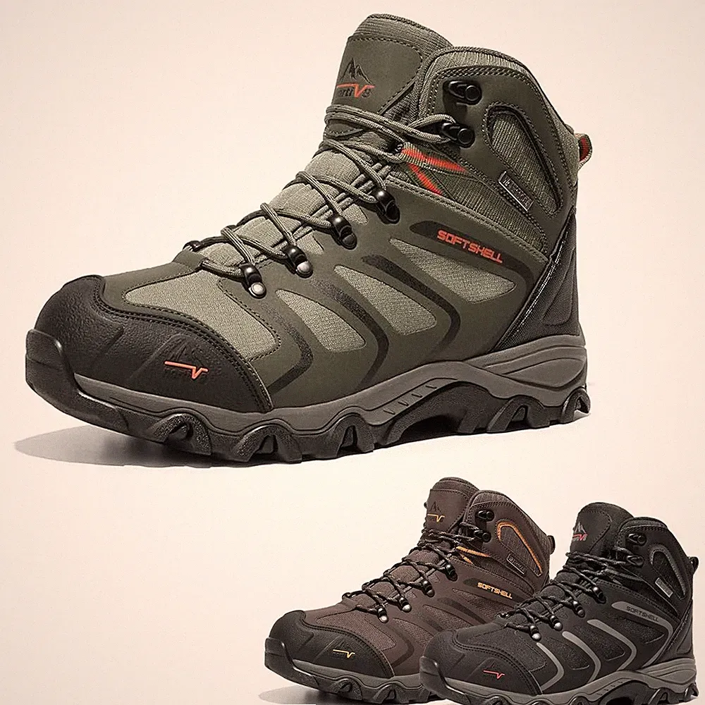 US Wide Size Men's Hiking Boots Outdoor Waterproof Trekking Trailing Shoes