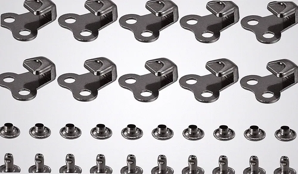 uxcell Shoelace Hooks Alloy Hiking Boots Shoes Fitting Buckle with Rivets