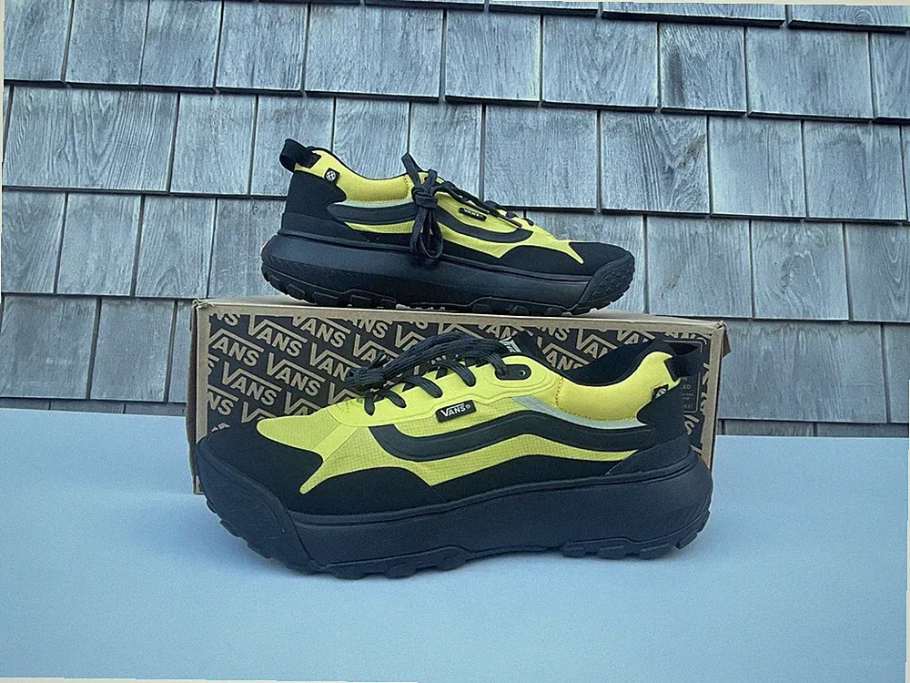 Vans MTE Cross Path Black/Yellow Sneakers Hiking Shoes Men's Size 7/Women's 8.5