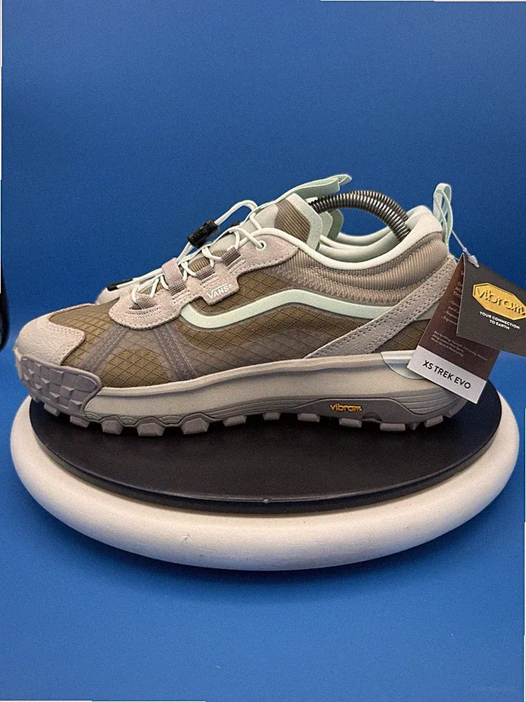 Vans MTE Crosspath XC Womens Size 10 All Terrain Peyote Beige Mint Hiking Shoes