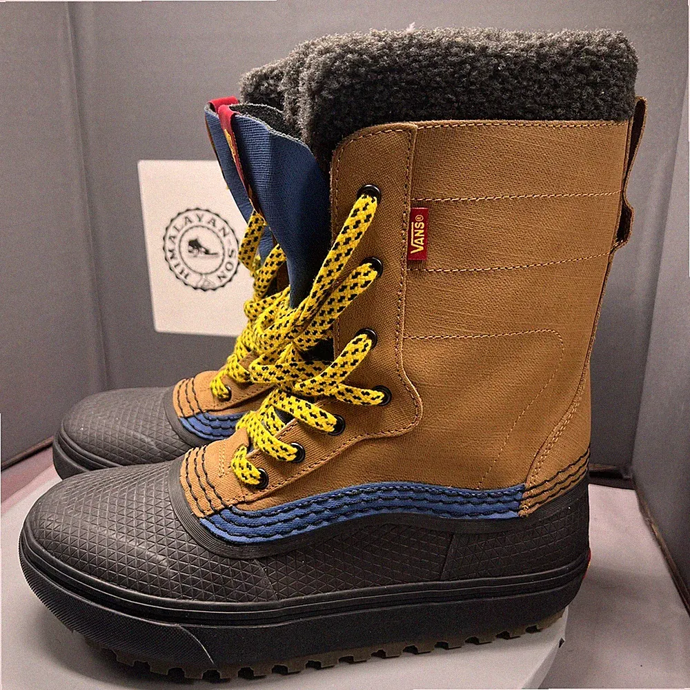 Vans Standard MTE Brown Multi Snow Boots VN0A5JI1BF01 Men Sz 8.5 NEW
