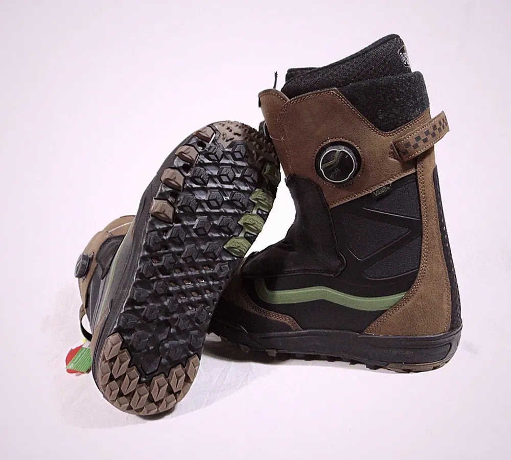 VANS Verse Dual BOA V3 Ultracush x North Face Flashdry Snowboarding Boots Sz 12