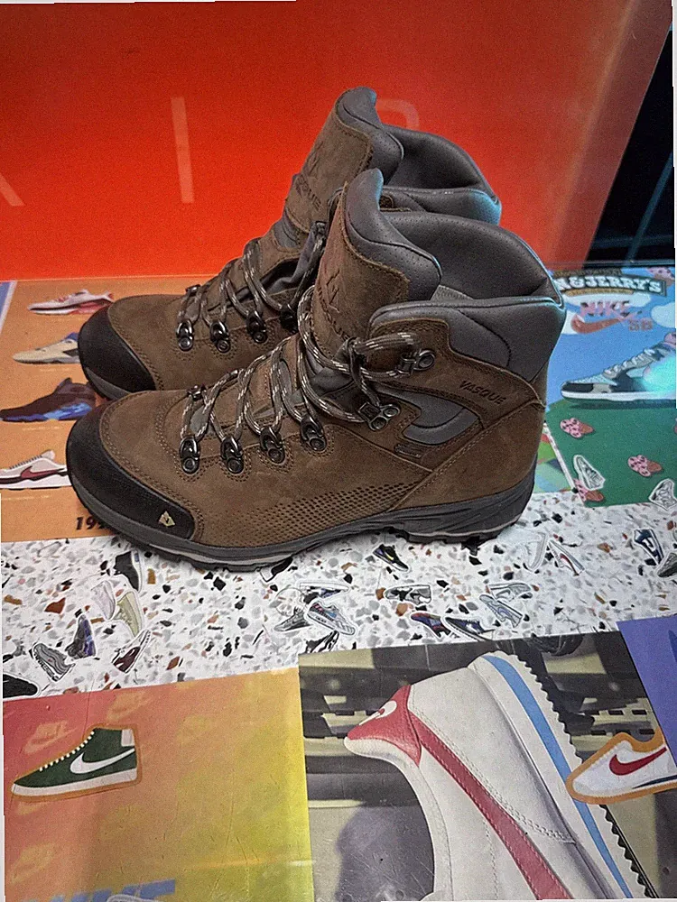 Vasque 7161 Brown Leather GTX Vibram Hiking Boots Womens Size US 11M