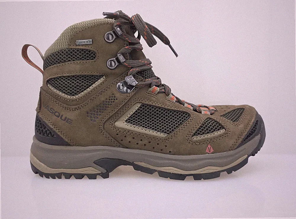 Vasque Breeze III GTX Hiking Boots Mens 7.5M Gore-Tex Vibram Brown Olive