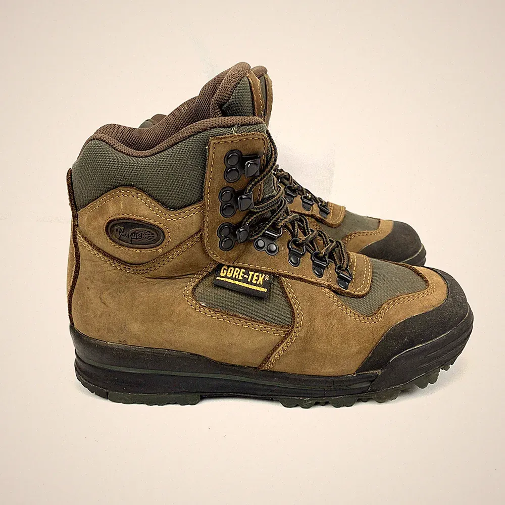 Vasque Clarion Womens Hiking Boots Size 7.5 Brown Suede Leather GTX GORE-TEX