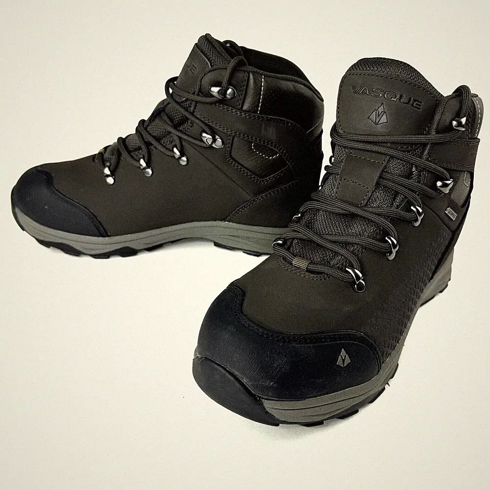 Vasque Hiking Boots Youth Size 6 Gray Waterproof Ultra Dry Leather Trail 7248