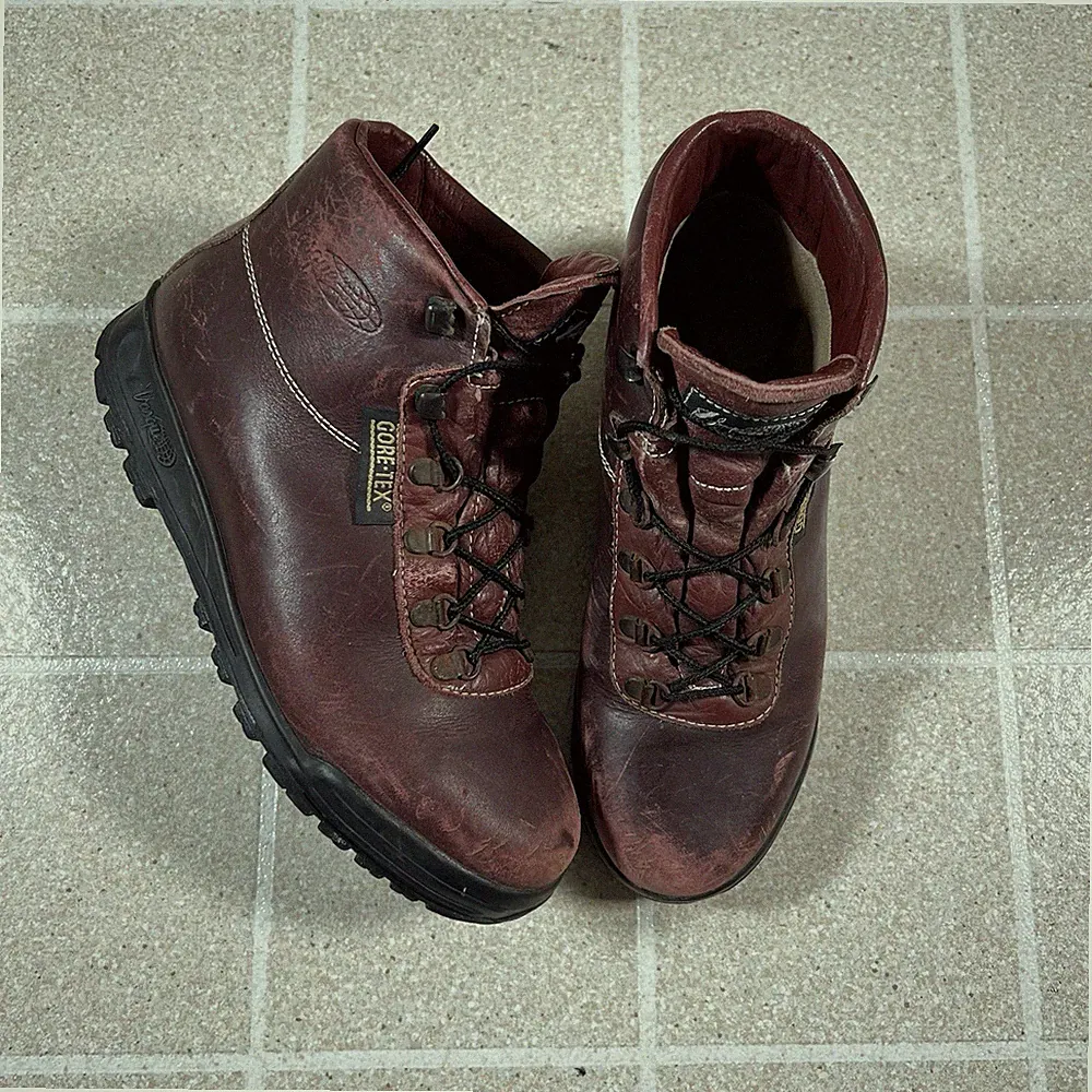 Vasque Sundowner Gortex Italy Hiking Backpacking Boots Gorpcore Cowhide Men's 8M