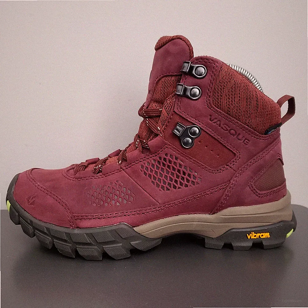Vasque Talus AT Ultra Dry Boots Womens 6.5 M Rum Raisin Burgundy 7385 Hiking