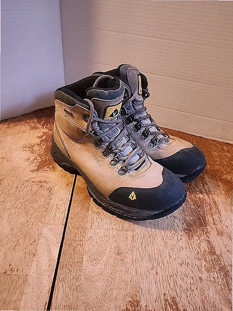 Vasque Women's 8.5 Wasatch 7177 Gore-Tex Vibram Trail Brown Leather Hiking Boots