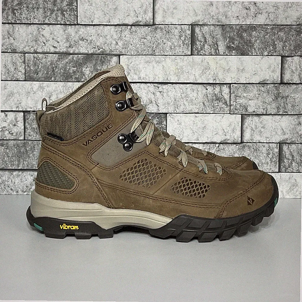 Vasque XS Trek Womens 6 UltraDry Vibram Brown Hiking Boots