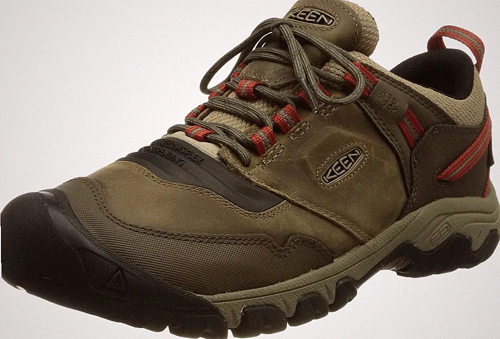 VeryGood_KEEN Men's Ridge Flex Low Height Waterproof Hiking Boots