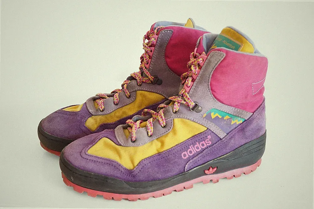 Vintage ADIDAS Trekking Shoes 90s retro sport outdoor mountain hiking boots